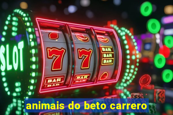 animais do beto carrero